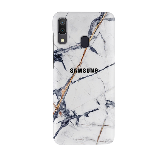 White Marble Pattern Mobile Case Cover For Galaxy A20