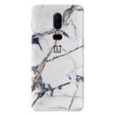 White Marble Pattern Mobile Case Cover For Oneplus 6