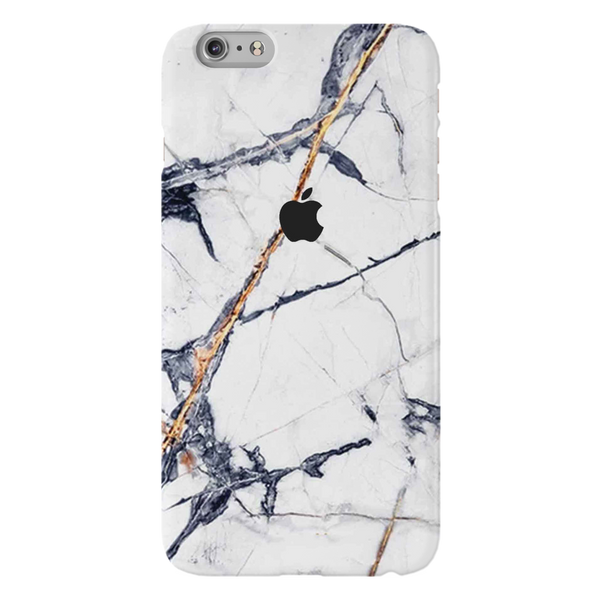 White Marble Pattern Mobile Case Cover For Iphone 6 Plus