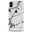 White Marble Pattern Mobile Case Cover For Iphone X