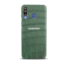 Green Boxes Pattern Mobile Case Cover For Galaxy M30