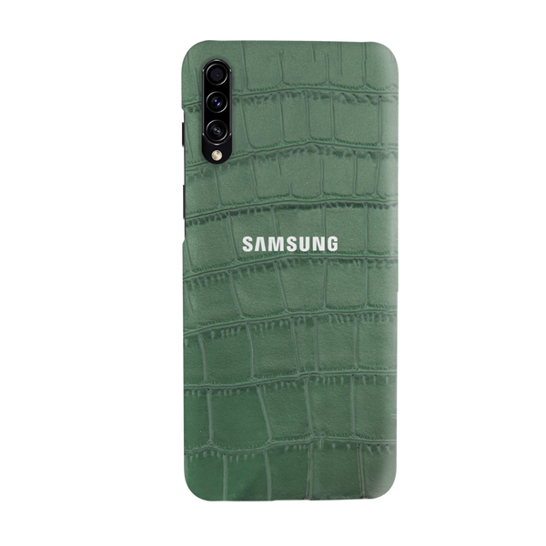 Green Boxes Pattern Mobile Case Cover For Galaxy A50