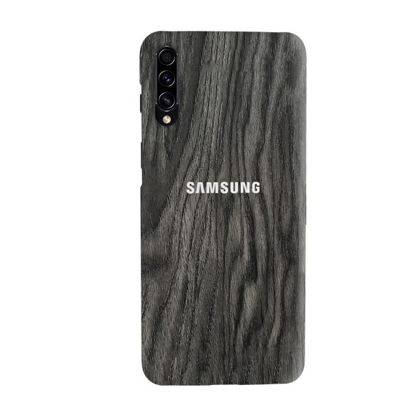 Black Wood Surface Pattern Mobile Case Cover For Galaxy A50