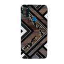 Carpet Pattern Black, White and Brown Pattern Mobile Case Cover For Galaxy M30s