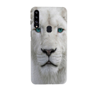 White Lion Portrait Pattern Mobile Case Cover For Galaxy A20S