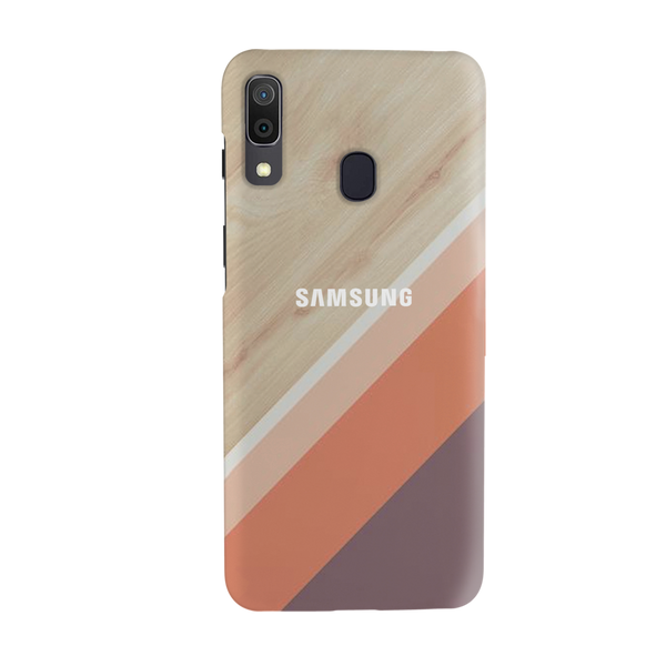 Wooden Pattern Mobile Case Cover For Galaxy A20