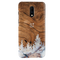 Wood Surface and Snowflakes Pattern Mobile Case Cover For Oneplus 7
