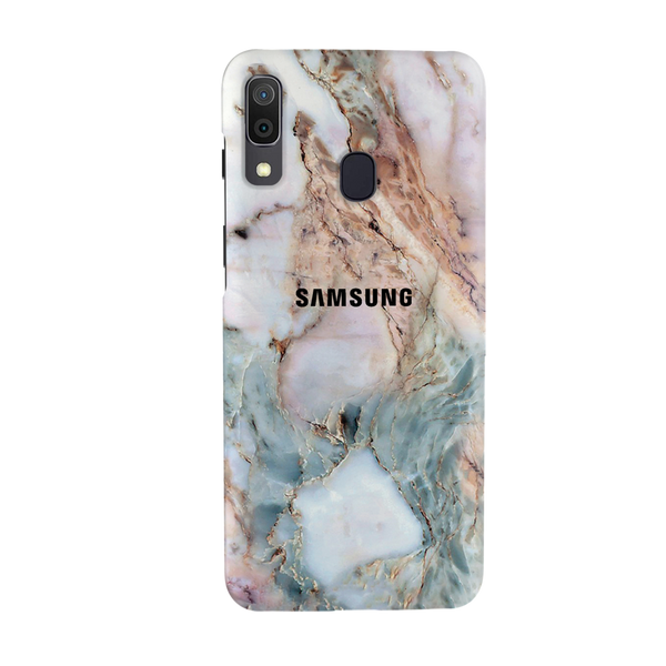 Lite Pink Marble Pattern Mobile Case Cover For Galaxy A20