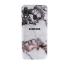 White & Black Marble Pattern Mobile Case Cover For Galaxy A30