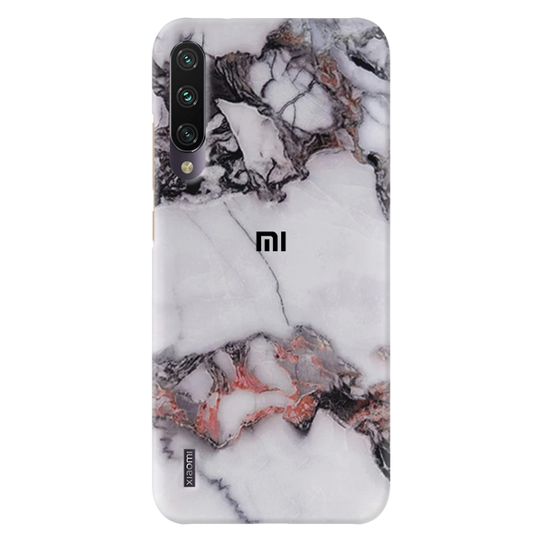 White & Black Marble Pattern Mobile Case Cover For Redmi A3