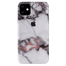 White & Black Marble Texture Pattern Mobile Case Cover For Iphone 11