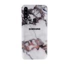 White & Black Marble Pattern Mobile Case Cover For Galaxy A20S