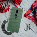 Green Boxes Pattern Mobile Case Cover For Oneplus 6
