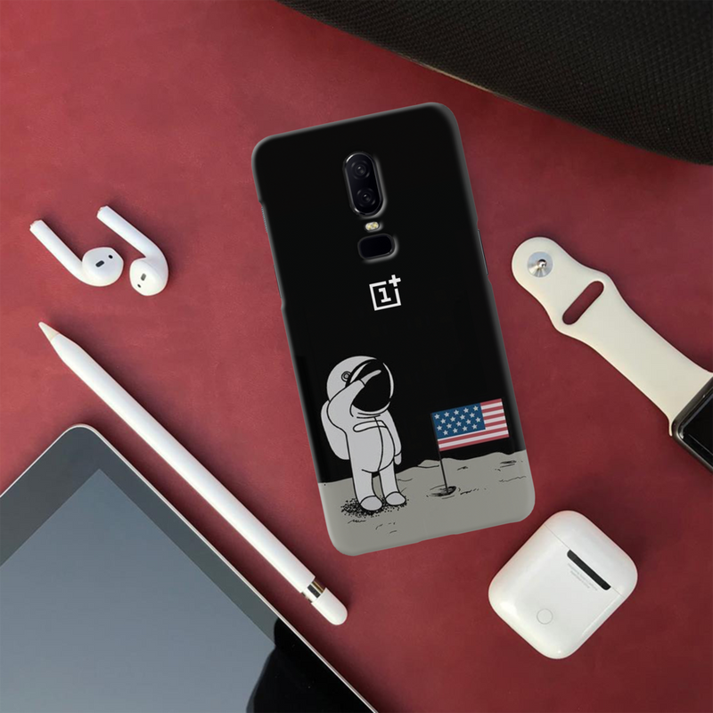 USA Astronaut Pattern Mobile Case Cover For Oneplus 6