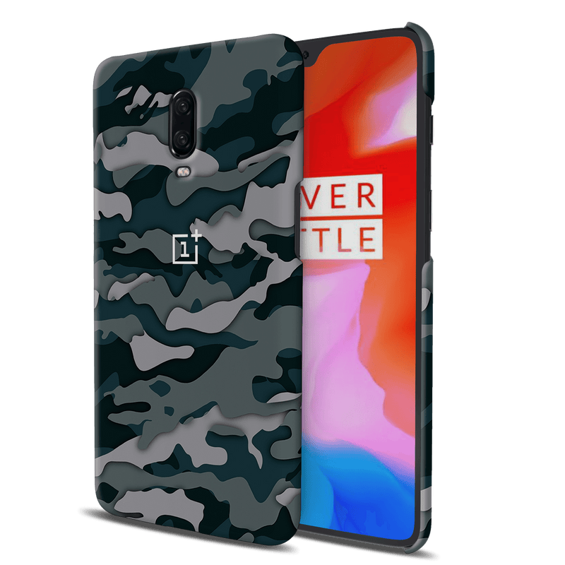 Military Camo Pattern Mobile Case Cover For Oneplus 6t