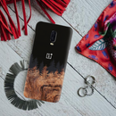 Wood Pattern With Snowflakes Pattern Mobile Case Cover For Oneplus 6t