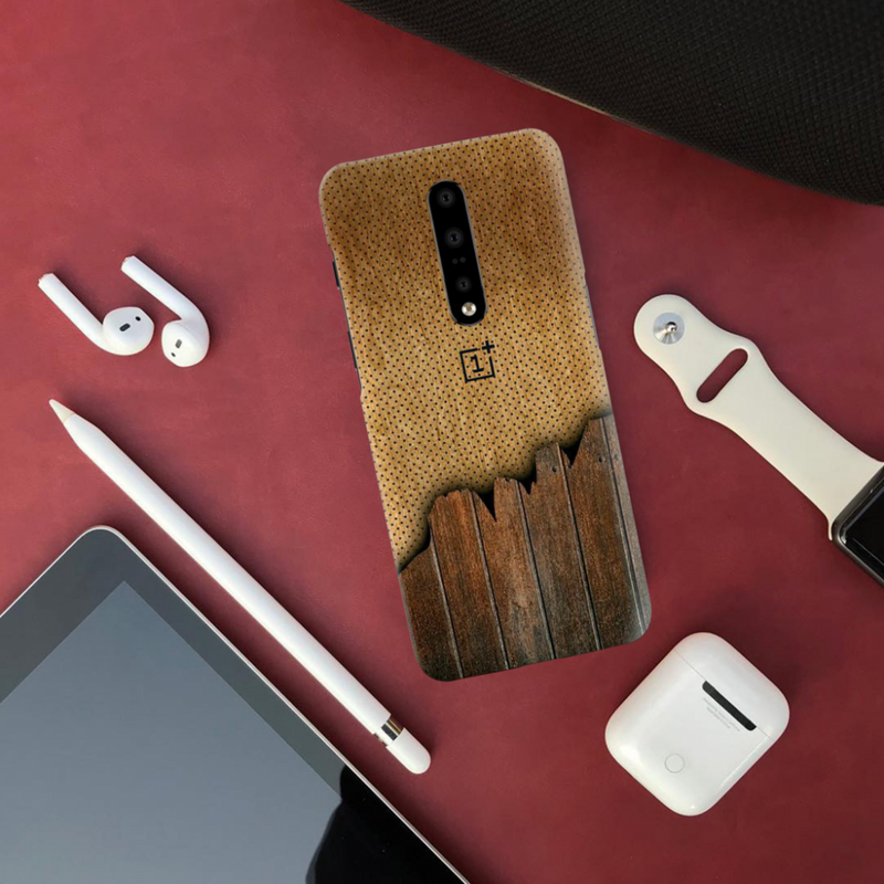 Wood Pattern Distress Pattern Mobile Case Cover For  Oneplus 7t Pro