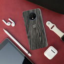 Black Wood Surface Pattern Mobile Case Cover For Oneplus 7t