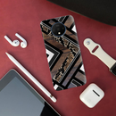 Carpet Pattern Black, White and Brown Pattern Mobile Case Cover For Oneplus 7t