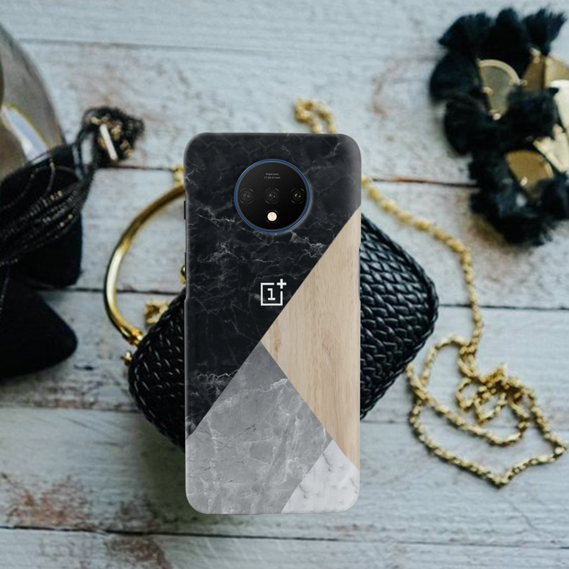 Tiles and Wooden Pattern Mobile Case Cover For Oneplus 7t