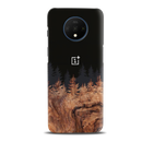 Wood Pattern With Snowflakes Pattern Mobile Case Cover For Oneplus 7t