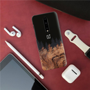 Wood Pattern With Snowflakes Pattern Mobile Case Cover For Oneplus 7 pro