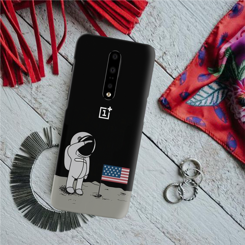 USA Astronaut Pattern Mobile Case Cover For Oneplus 7 pro