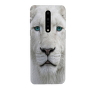 White Lion Portrait Pattern Mobile Case Cover For Oneplus 7 pro