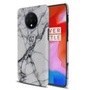 Light Grey Marble Pattern Mobile Case Cover For Oneplus 7t