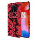 Military Red Camo Pattern Mobile Case Cover For Oneplus 7t