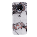 White & Black Marble Pattern Mobile Case Cover For Oneplus 7t
