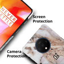 Lite Pink Marble Pattern Mobile Case Cover For Oneplus 7t