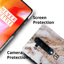 Lite Pink Marble Pattern Mobile Case Cover For Oneplus 7t Pro