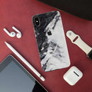 Iphone XS Max Black Cloud Marble Pattern