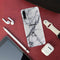 Light Grey Marble Pattern Mobile Case Cover For Galaxy A50
