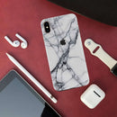 Light Grey Marble Pattern Mobile Case Cover For Iphone XS MAX