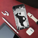 Iphone xr black horse printed cases