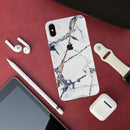 White Marble Pattern Mobile Case Cover For Iphone XS MAX
