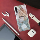 Lite Pink Marble Pattern Mobile Case Cover For Galaxy A50