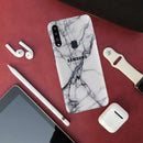 Light Grey Marble Pattern Mobile Case Cover For Galaxy A20S