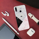 Pink Black & White Marble Pattern Mobile Case Cover For Redmi Note 7 Pro