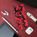 Military Red Camo Pattern Mobile Case Cover For Redmi Note 8
