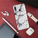 White Marble Pattern Mobile Case Cover For Galaxy A20