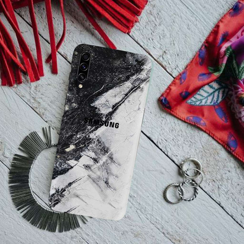 Black Cloud Marble Pattern for Samsung Galaxy A50
