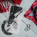 Redmi A3 Black Cloud Marble Pattern cases