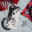 Iphone 6 Black Cloud Marble Pattern