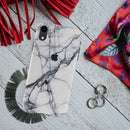 Light Grey Marble Pattern Mobile Case Cover For Iphone XR