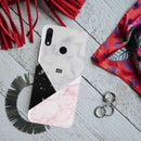 Pink Black & White Marble Pattern Mobile Case Cover For Redmi Note 7 Pro