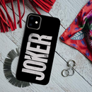 Joker Text Pattern Mobile Case Cover For Iphone 11