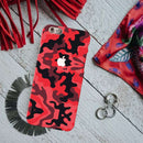 Military Red Camo Pattern Mobile Case Cover For Iphone 6
